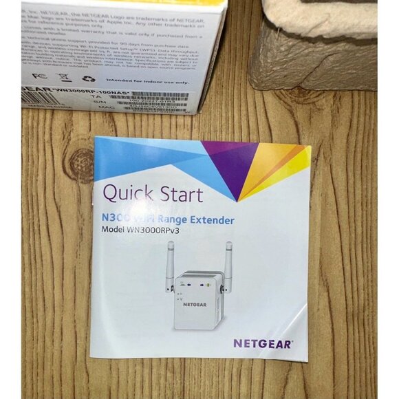 NETGEAR N300 WiFi Range Extender EX2700 Signal Booster up to 300 Mbps - Open Box - Picture 3 of 4